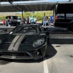 Ford GT With Tesla Cybertruck In Background