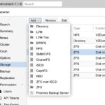 Proxmox VE Add Storage