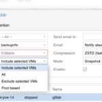 Proxmox VE Backup Pick VMs