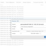 Proxmox VE Restore From VM Using NFS Storage