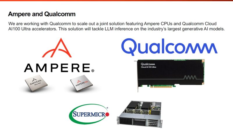 Ampere Qualcomm AI 100 Ultra Supermicro Update 2024 Q2