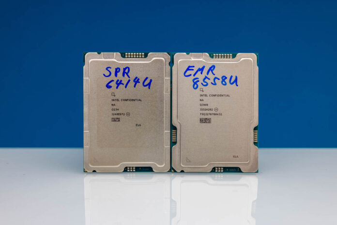 Intel Xeon Gold 6414U And Platinum 8558U 1