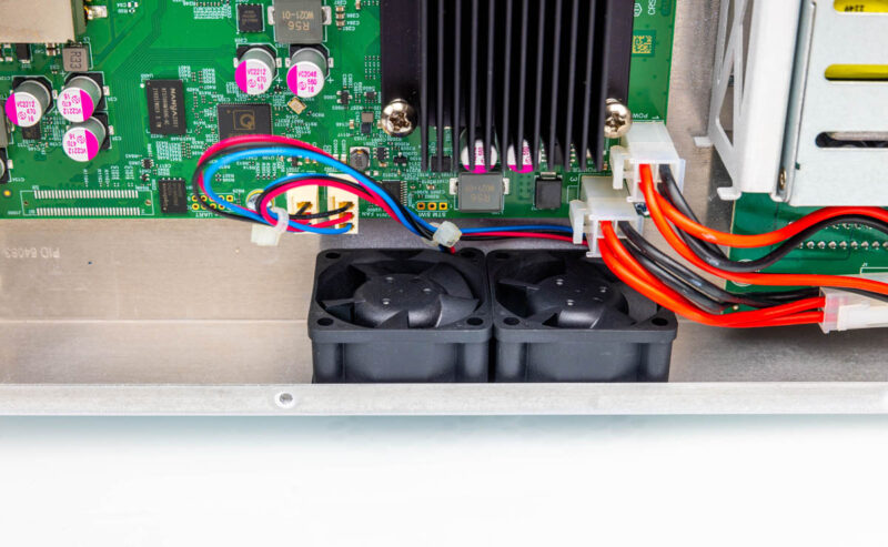 MikroTik CRS510 8XS 2XQ IN Internal Fans