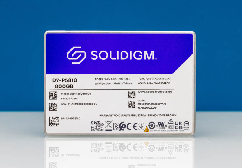 Solidigm D7 P5810 800GB 1