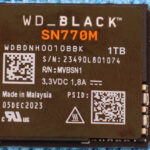 WD Black SN770M 1TB Front