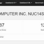 ASUS ROG NUC Geekbench 6