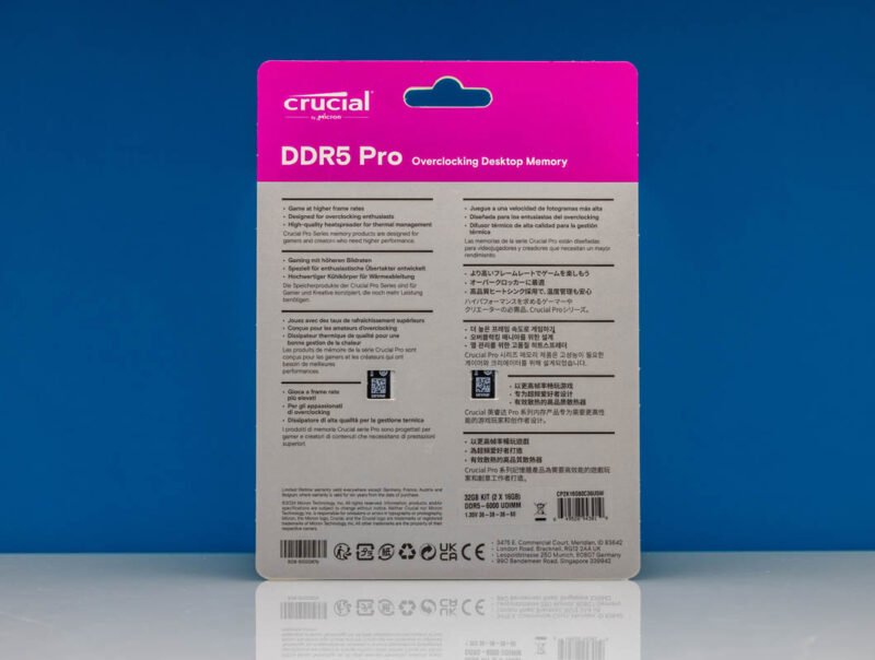 Crucial Pro DDR5 6000 White 16GB 2