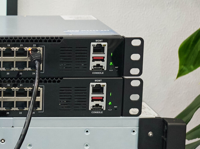 QNAP QSW M3224 24T Management Ports At Computex 2024