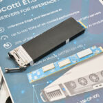 Unigen Biscotti E1.S Al Module On Table