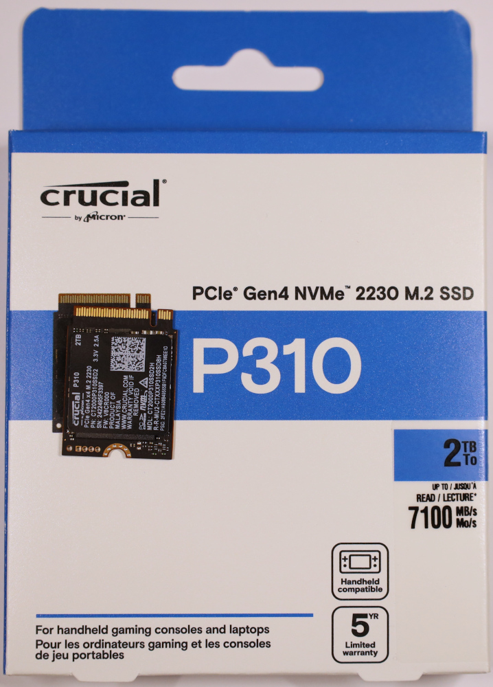 Crucial P310 1TB Box