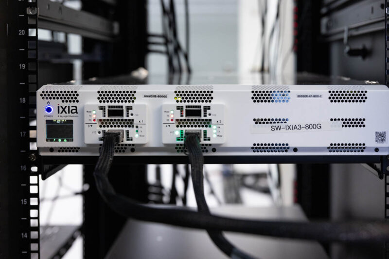 Keysight Ixia AresONE 800GbE In Marvell Lab 1