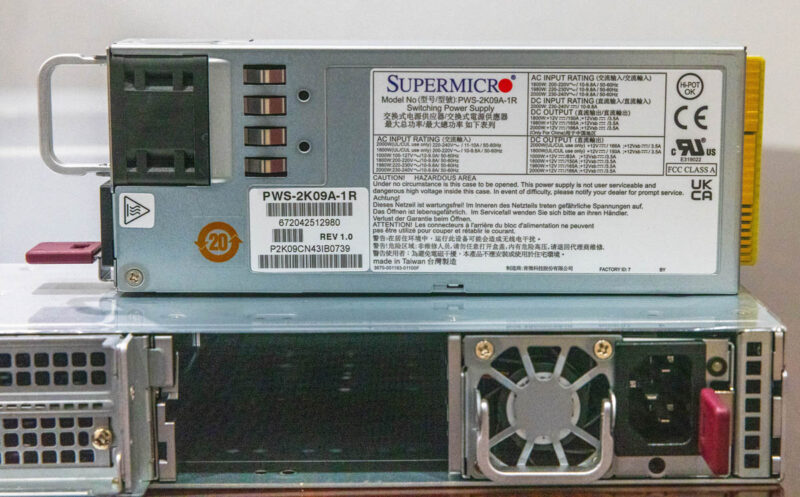 Supermicro ARS 111GL NHR NVIDIA GH200 System 2kW PSU