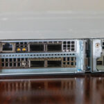 Supermicro ARS 111GL NHR NVIDIA GH200 System Rear NICs