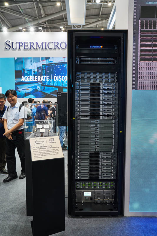 Supermicro NVIDIA GB200 NVL72 At Computex 2024