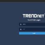 TRENDnet TL F7120 Web Management First Logon