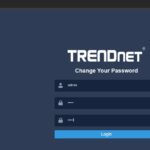 TRENDnet TL F7120 Web Management New Password