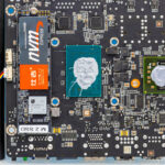 CWWK Intel Core I3 N305 N100 Intel 82599ES Motherboard CPU Side