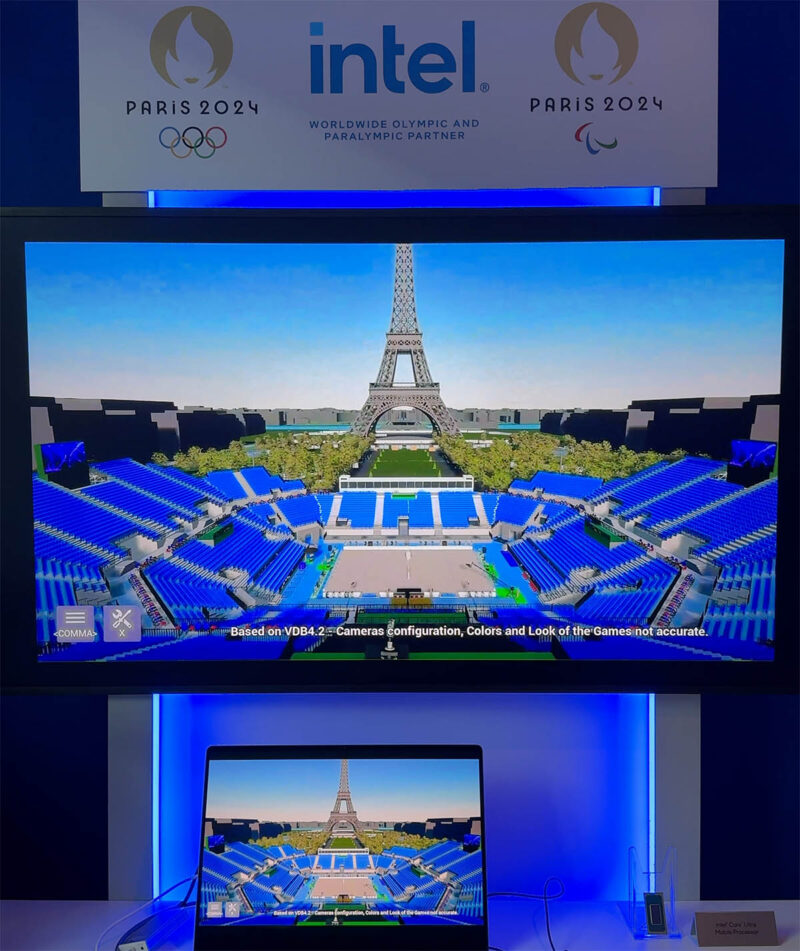 Intel Digital Twin Olympic Games Paris 2024