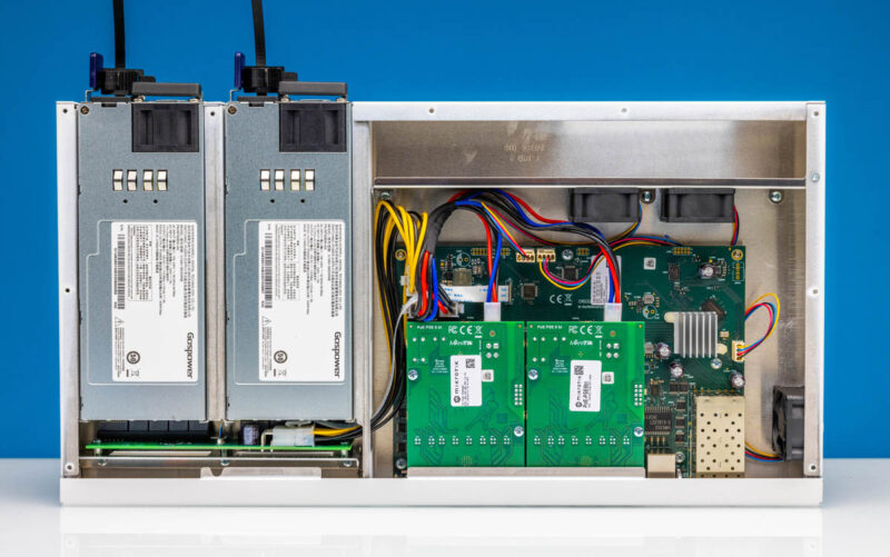 MikroTik CRS320 8P 8B 4S+RM Internal Overview