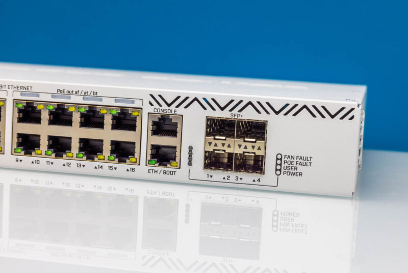 MikroTik CRS320 8P 8B 4S+RM SFP+ Ports