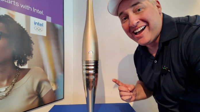 Paris 2024 Torch And Patrick