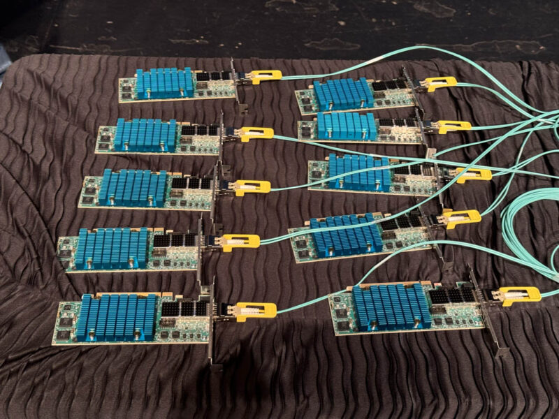 Tesla Dojo 100G NICs