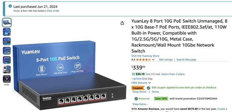 YuanLey YS100 0800TP Pricing