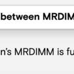 Micron MCR DIMM MRDIMM