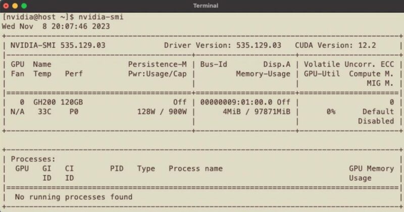 NVIDIA GH200 With 120GB Of Memory