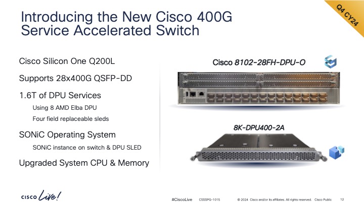 Cisco 8102 28FH DPU Overview