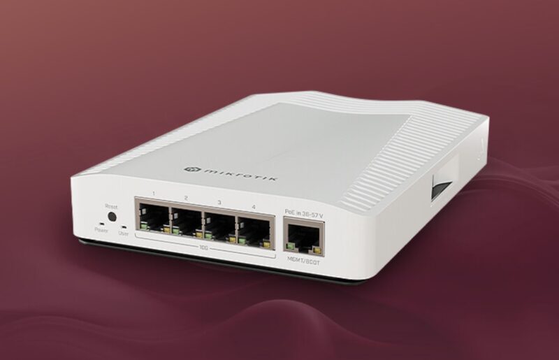 MikroTik CRS304-4XG-IN Launch 1