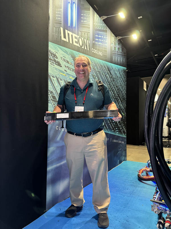 Patrick With 12kW LITEON ORv3 PSU At OCP Summit 2024