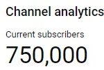 STH YouTube 750K Subs 2024 10 28