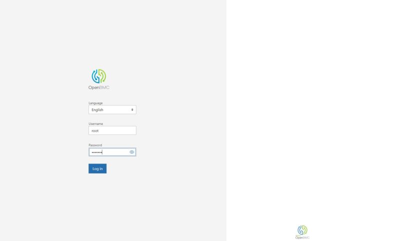 Supermicro AmpereOne OpenBMC Login