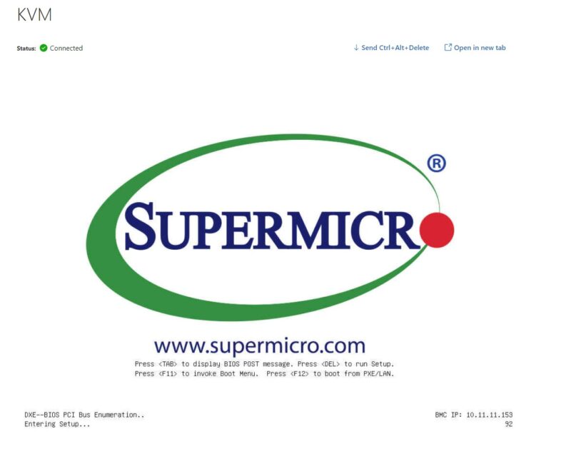 Supermicro AmpereOne POST