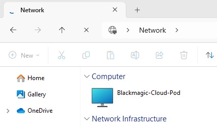 Blackmagic Cloud Pod Share Windows