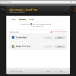 Blackmagic Cloud Store Setup Cloud Sync