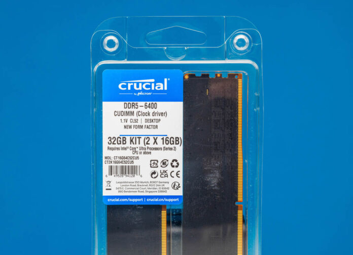 Crucial DDR5 6400 CUDIMM 1