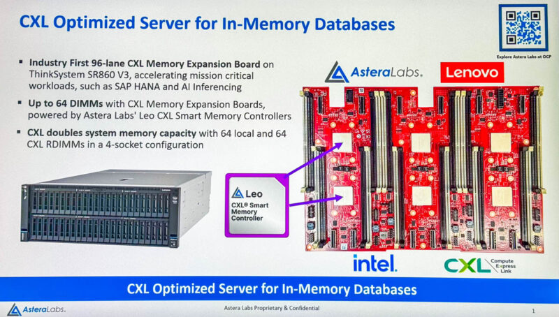 Lenovo ThinkSystem SR860 V3 CXL Astera Labs 3