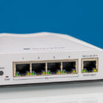 MikroTik CRS304 4XG IN Front Angle 4 Top