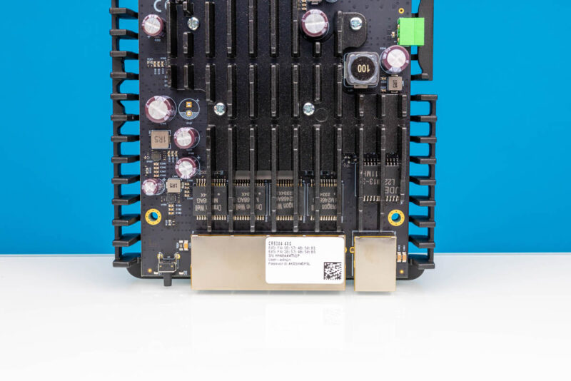 MikroTik CRS304 4XG IN Top Removed Label