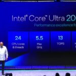 Intel CES 2025 Keynote Intel Core Ultra 200HX Specs