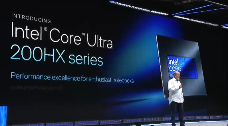 Intel CES 2025 Keynote Intel Core Ultra 200HX