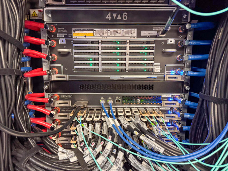 Rear Of HPE AMD Rack For El Capitan Rabbit And Slingshot At LLNL 1