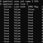 Ipmitool User Add STH List To Find Administrator And STH Accounts
