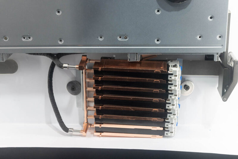 ASUS AI POD NVIDIA GB300 Liquid Cooled SSDs