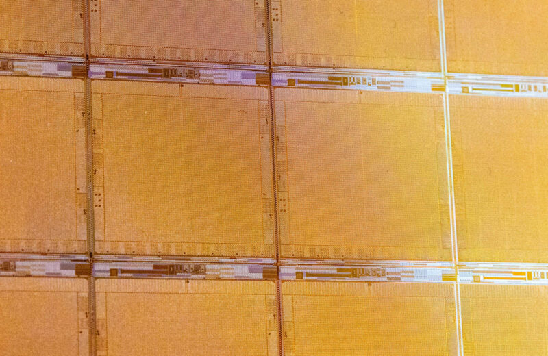 IBM Telum II Chip Wafer Close 1