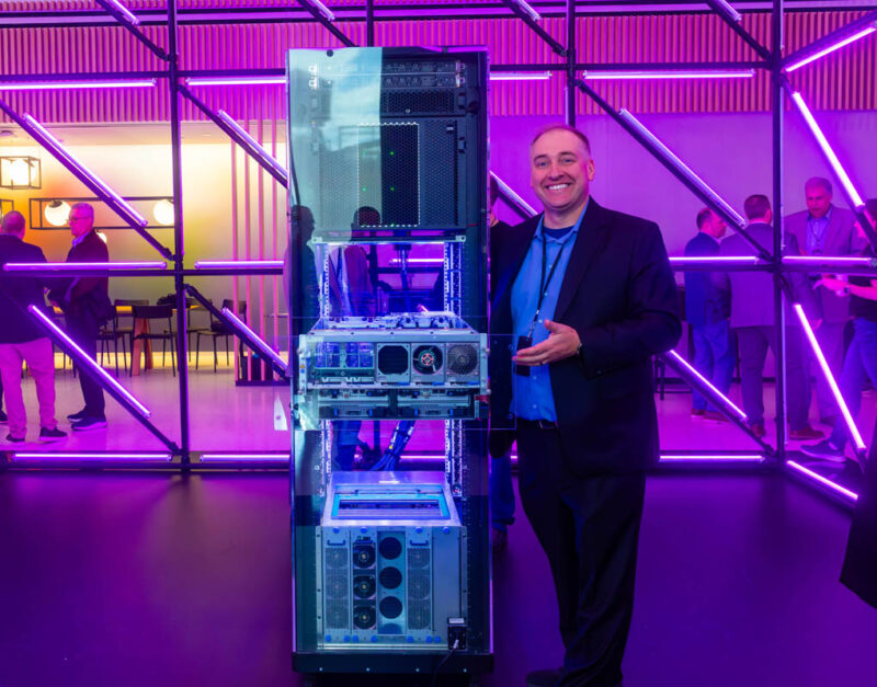 IBM Z17 Plexiglass With Patrick 1