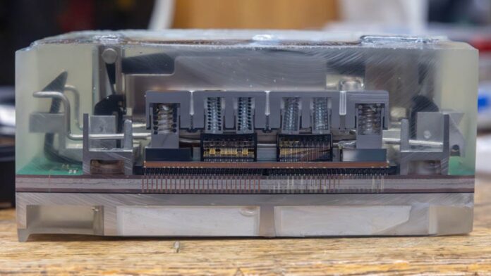 IBM Z17 Telum II Module Cutaway Pistons And SMP