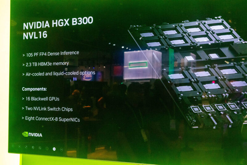 NVIDIA HGX B300 NVL16 Specs